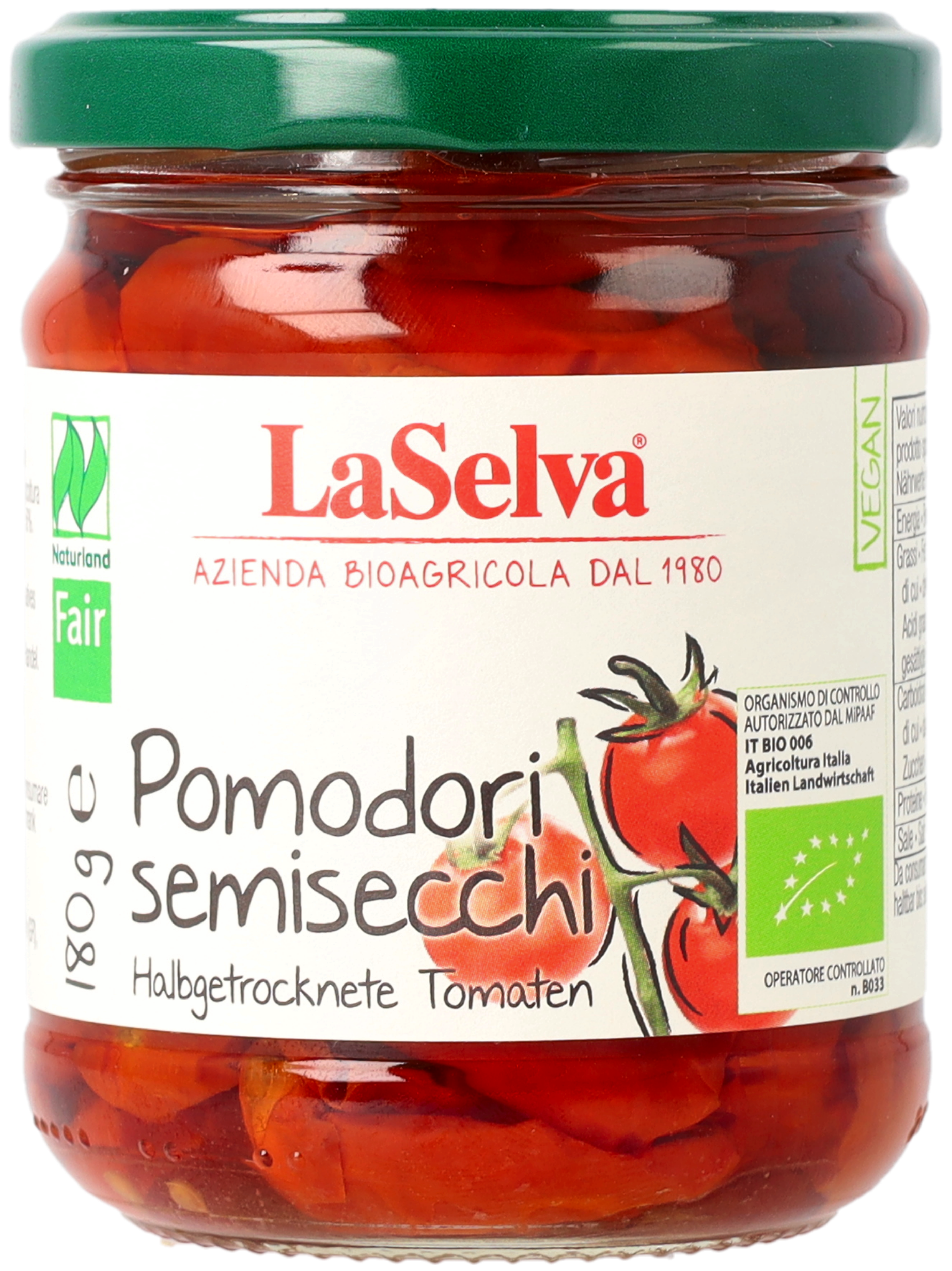 オーガニック セミドライトマトのオリーブオイル漬け：ラセルバ｜農産